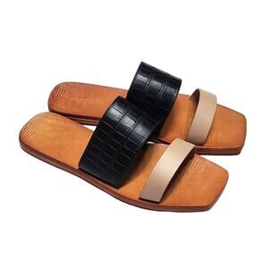 Bamboo Earthdance slide sandals women's size 7